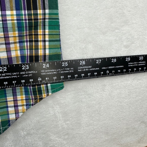 Ralph Lauren Classic Fit Plaid Long Sleeve Button Down Shirt Men's XL - Picture 7 of 11